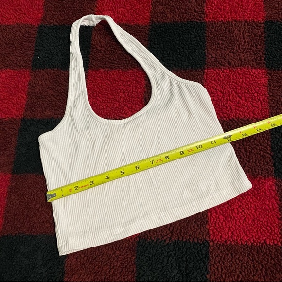 DAZY Rib Knit Crop Halter Top - Picture 5 of 6